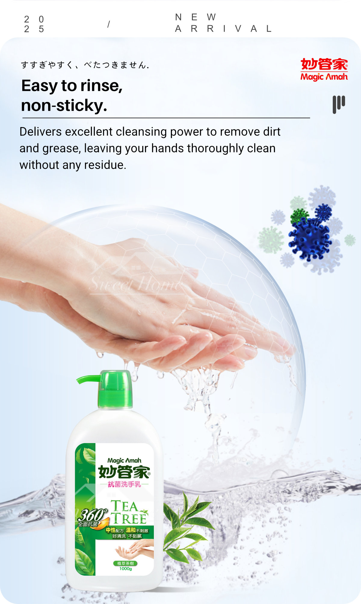 30122-Antibacterial Hand Wash-Tea Tree-5